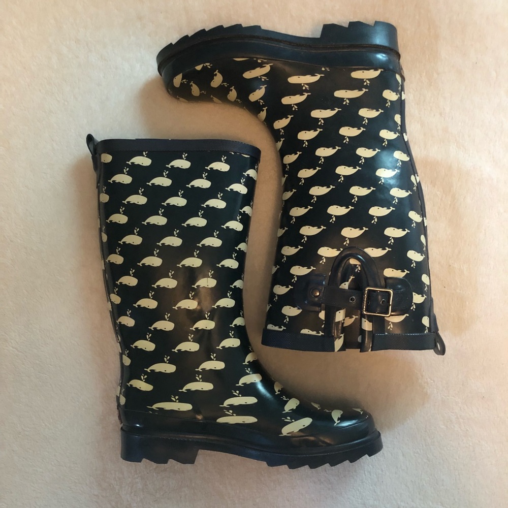 Rain Boots with Whales